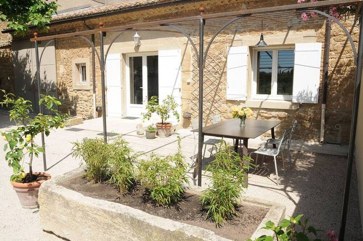 Maison de vacances pour 6 personnes, avec Terrasse ainsi que Jardin et Piscine
