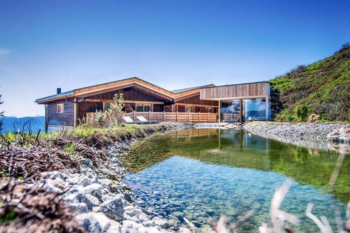 Ferienhaus für 5 Personen, mit Seeblick und Sauna sowie Ausblick und Garten, mit Haustier in Sterzing