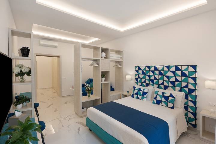 Chambre d’hôte pour 3 personnes, avec Balcon à Sorrento