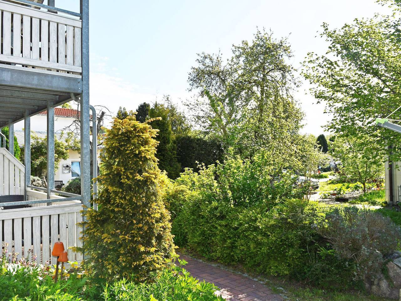 Ganze Ferienwohnung, Ferienwohnungen mit Kamin und Blick zum Selliner Seepark - Ferienwohnung mit Balkon und Kamin Donnerkeil in Sellin, Rügen