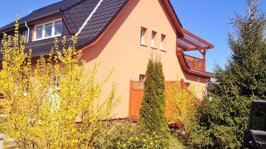 Ferienwohnung für 3 Personen, mit Garten und Terrasse, mit Haustier in Hanshagen
