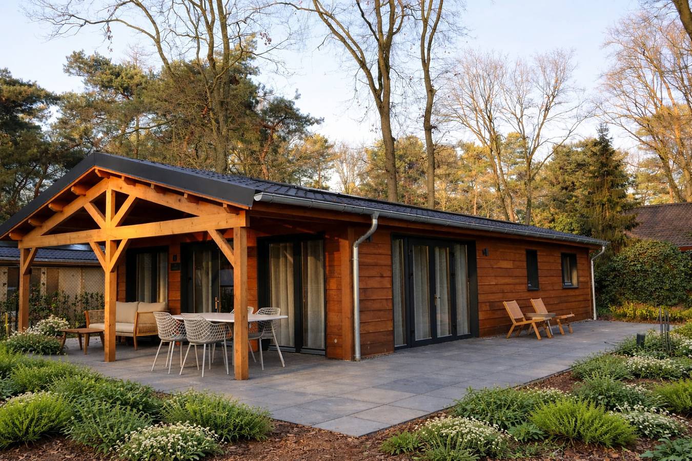 Bungalow für 6 Personen mit Garten in Nationalpark De Groote Peel