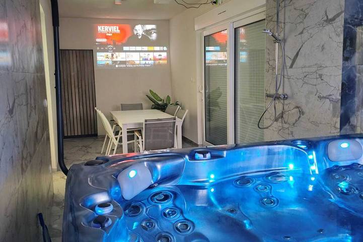 Appartement de vacances pour 9 personnes, avec jacuzzi