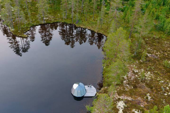 Blockhütte für 2 Personen, mit Garten in Nordschweden - 2