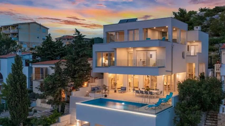 Villa pour 10 personnes, avec terrasse et piscine, animaux acceptés à Drage (Pakoštane) - 4