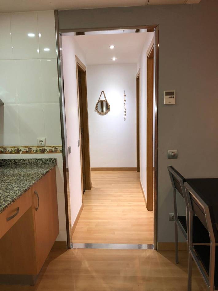 Apartamento entero, Apartamento 'Mónica' con vistas al mar, Wi-Fi y aire acondicionado in Platja de l'Arquitecte (Terres de l'Ebre), La Ampolla