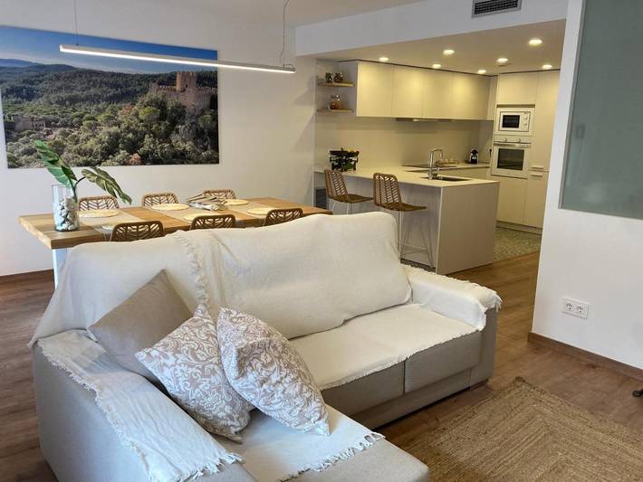Gîte pour 6 personnes, avec Balcon et Terrasse à Santa Coloma de Farners