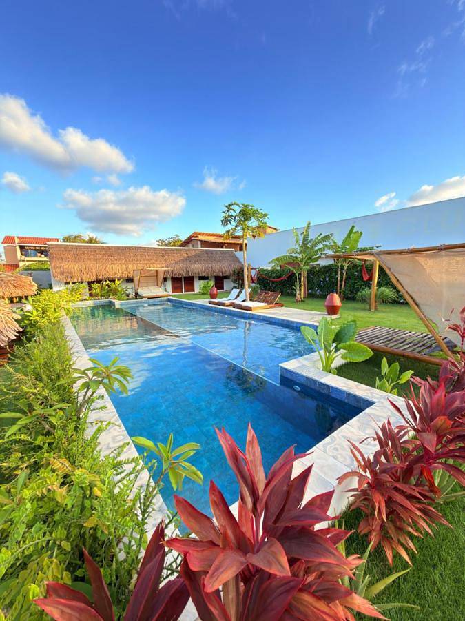 Casas e apartamentos de temporada para 3 pessoas, com piscina e sauna e ainda jardim em São Miguel do Gostoso