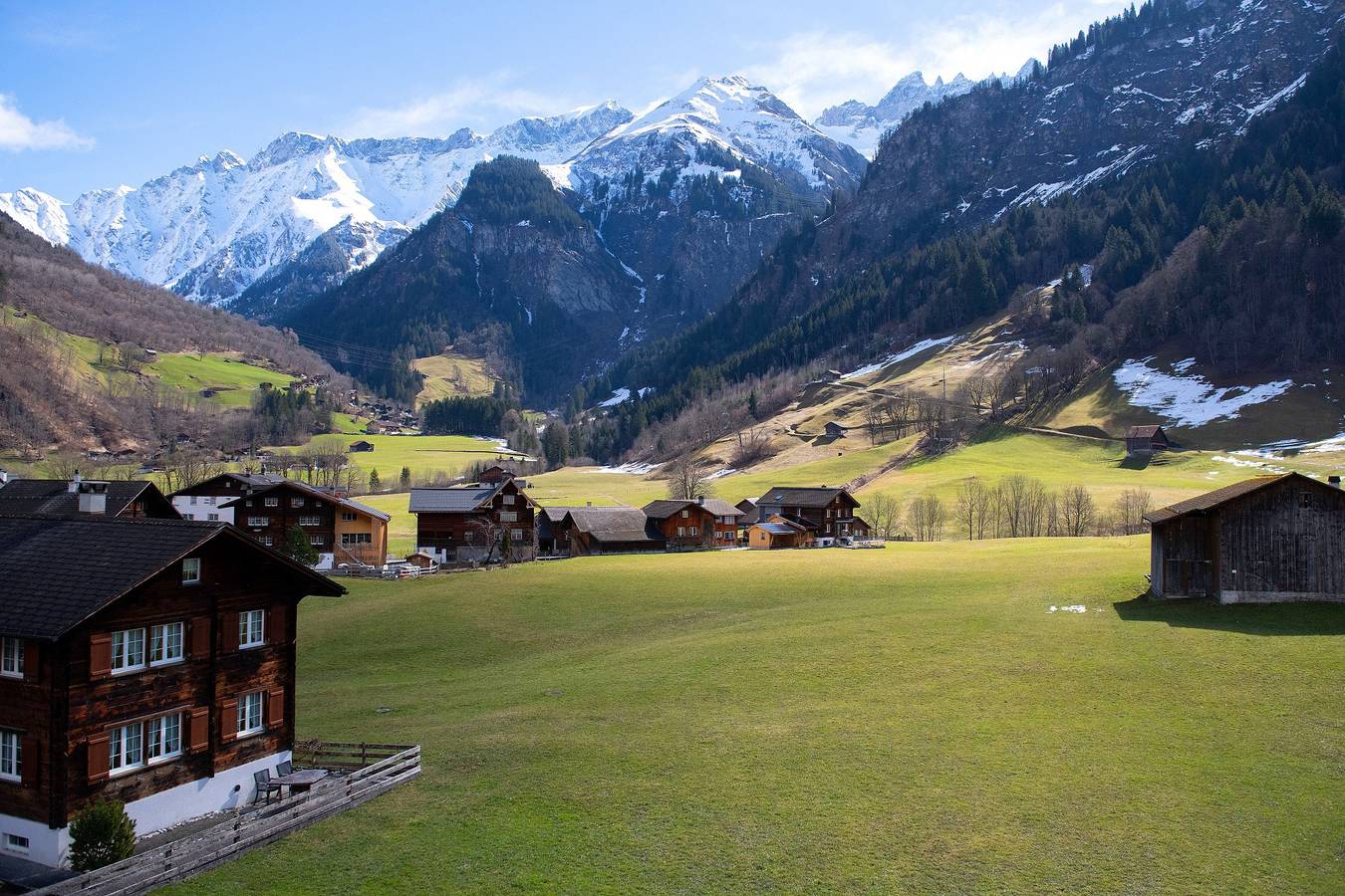 Hotel Segnes - Vierbettzimmer in Elm GL, Glarus Süd