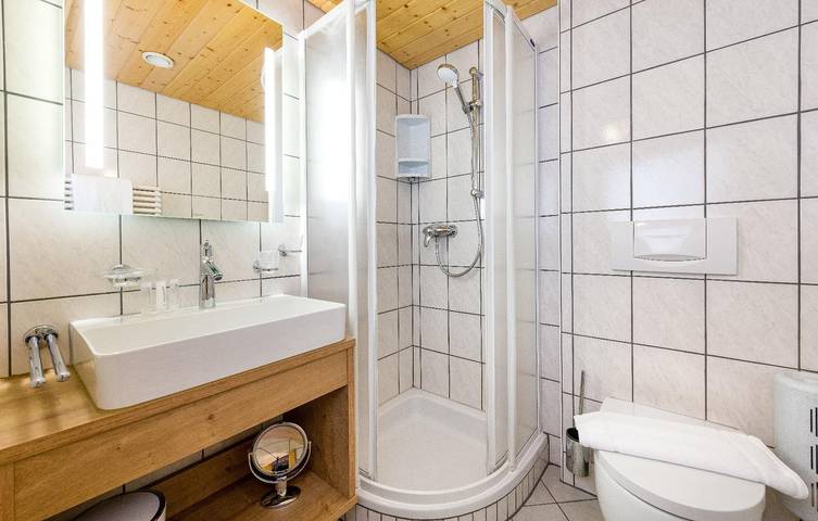 Einzelzimmer, Dusche/Wc, Komfort ohne Balkon in Steeg, Allgäuer Alpen (Österreich)