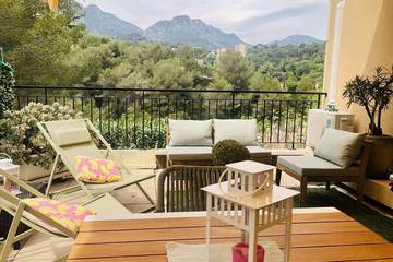 Ferienwohnung für 2 Personen, mit Whirlpool und Terrasse, mit Haustier in Roquebrune-Cap-Martin