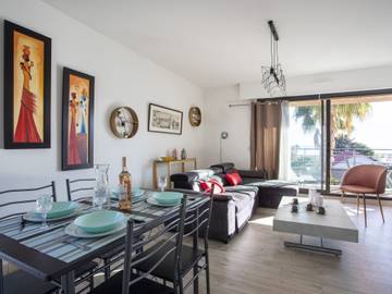 Appartement De Vacances pour 4 Personnes dans Villeneuve-Loubet Plage, Villeneuve-Loubet, Photo 1