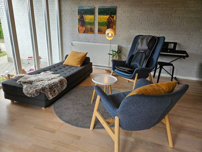 Villa für 9 Personen, mit Balkon/Terrasse und Garten sowie Sauna auf Seeland - 4