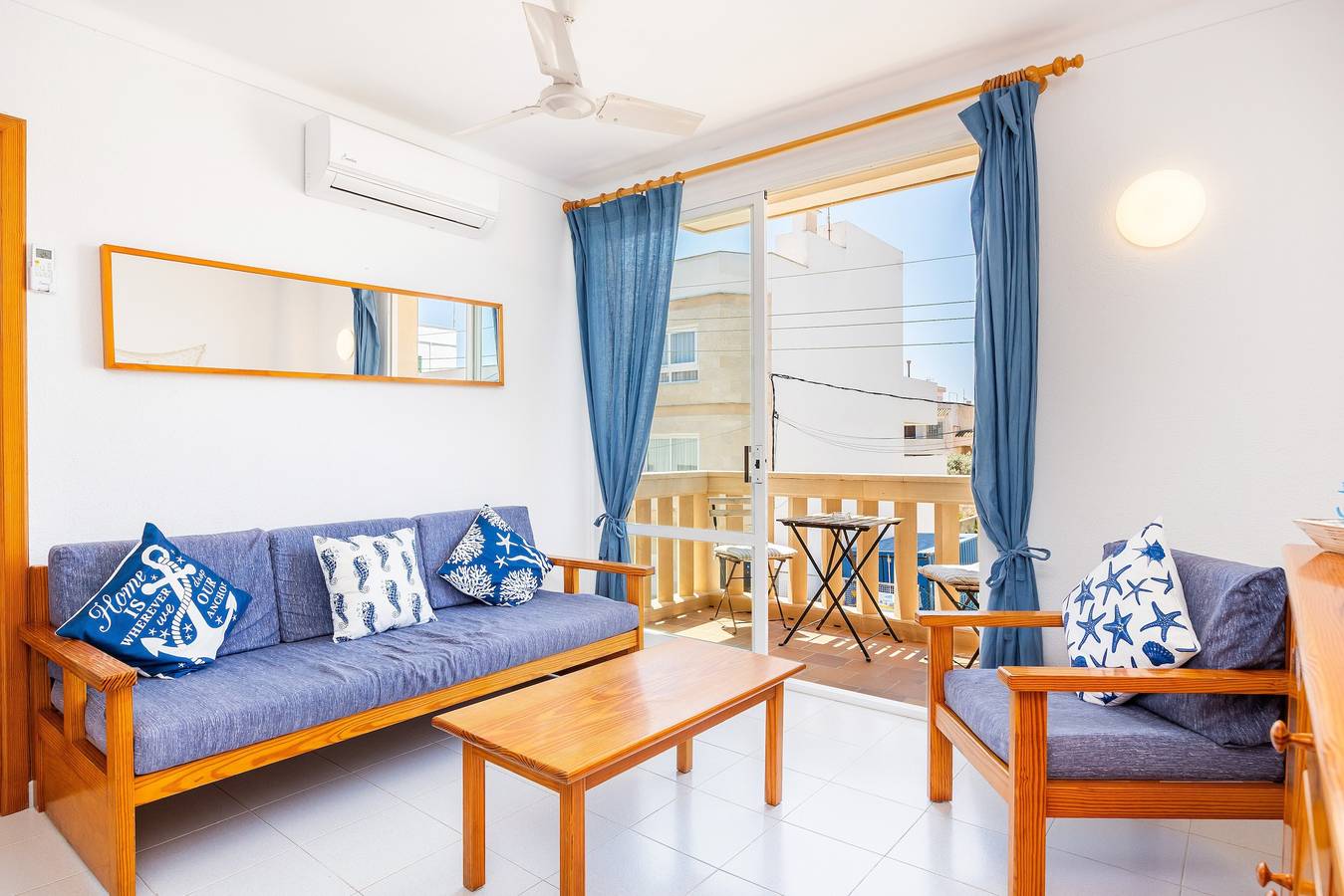Ganze Wohnung, Ferienwohnung 'Can Vidal Cabrera' mit privater Terrasse, strandnah (Touristensteuer inkl.) in Colònia de Sant Jordi, Ses Salines