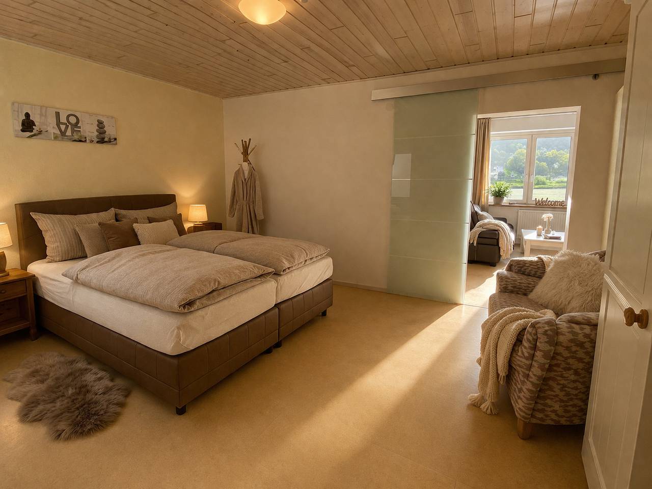 Ganze Ferienwohnung, Loreleyresidenz, App. Jerry in Sankt Goarshausen, Mittelrhein