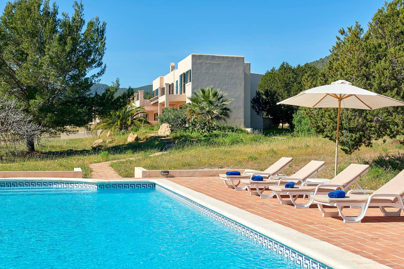 Villa 'Can Roca' with Sea Views, Wi-Fi and Air Conditioning in Es Cubells, Sant Josep de sa Talaia