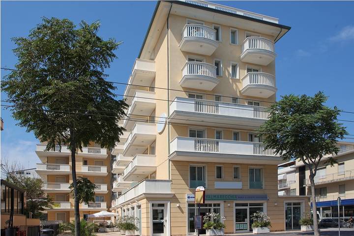 Monolocale per 2 persone, con Balcone a Rimini