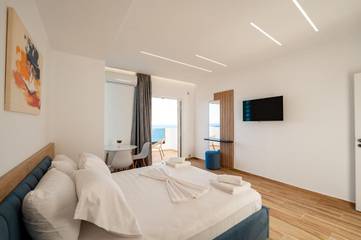 Maison d’hôte pour 2 personnes, avec vue et balcon à Saranda