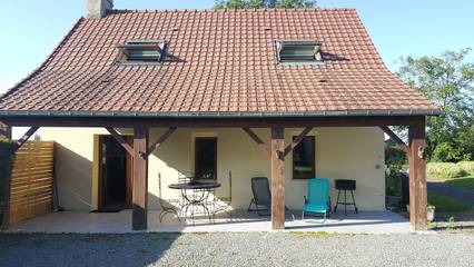Gîte pour 4 personnes, avec terrasse, animaux acceptés dans le Calvados