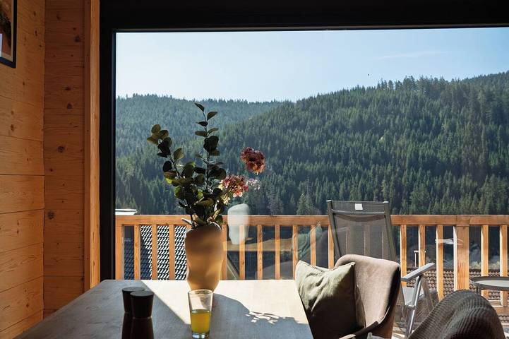 Chalet für 4 Personen, mit Garten und Balkon - 1
