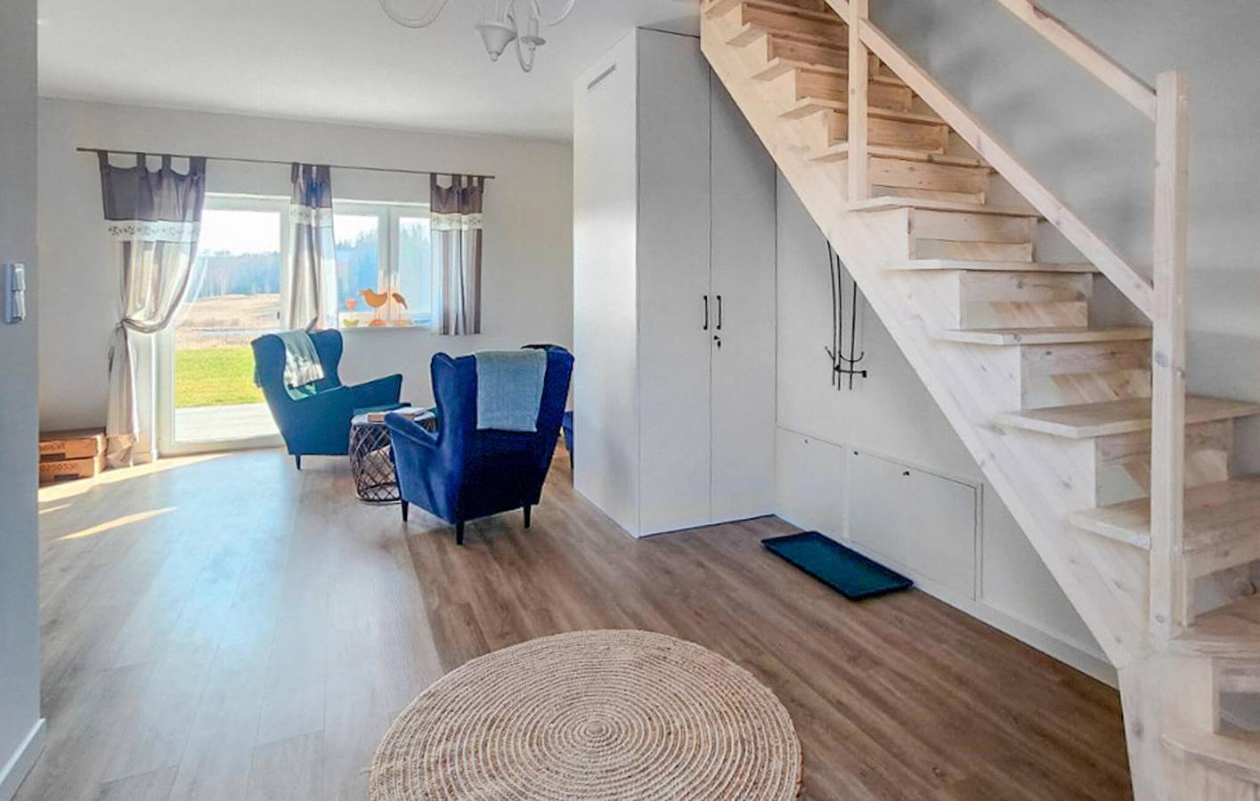 Ferienhaus für 4 Personen mit Terrasse in Powiat Olsztyński