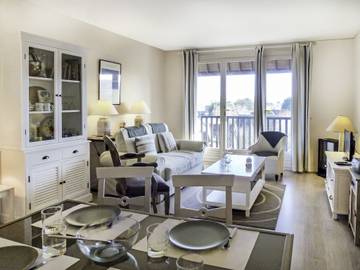 Gîte pour 4 personnes, avec balcon et vue dans Plage De Tourgeville