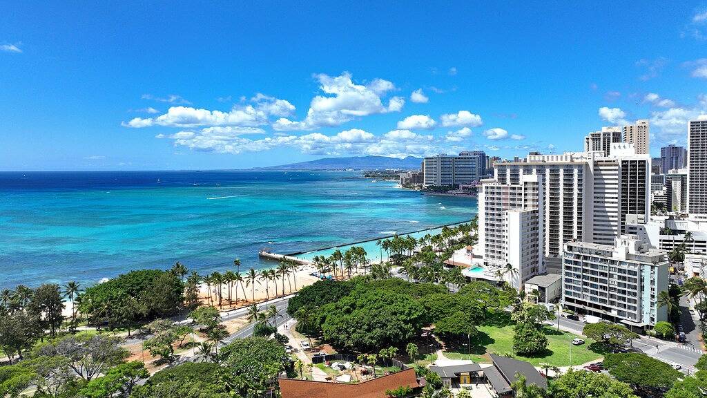 Ganze Wohnung, Schau mal! Meerblick mit süßer Küchenzeile in Waikiki Beach, Honolulu