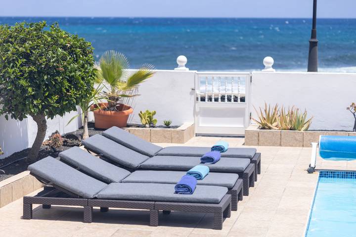 Ferienhaus für 6 Personen, mit Garten und Meerblick, kinderfreundlich auf Lanzarote - 3