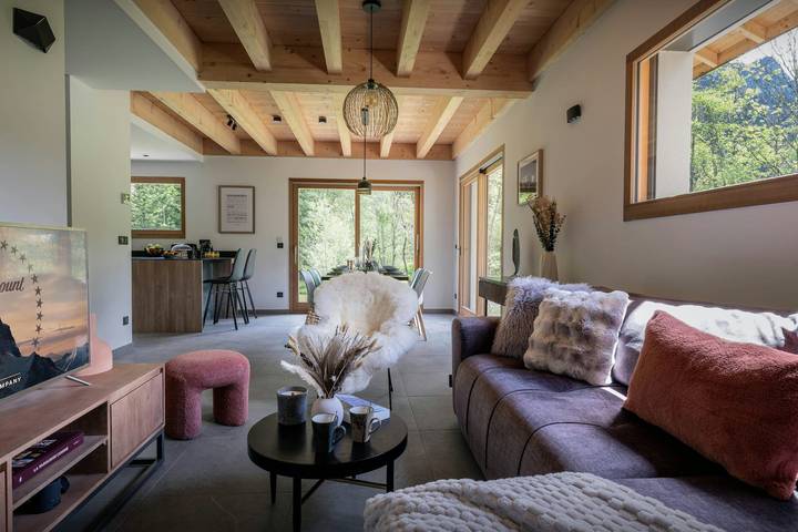 Chalet pour 8 personnes, avec jardin, adapté aux familles en Haute-Savoie - 4