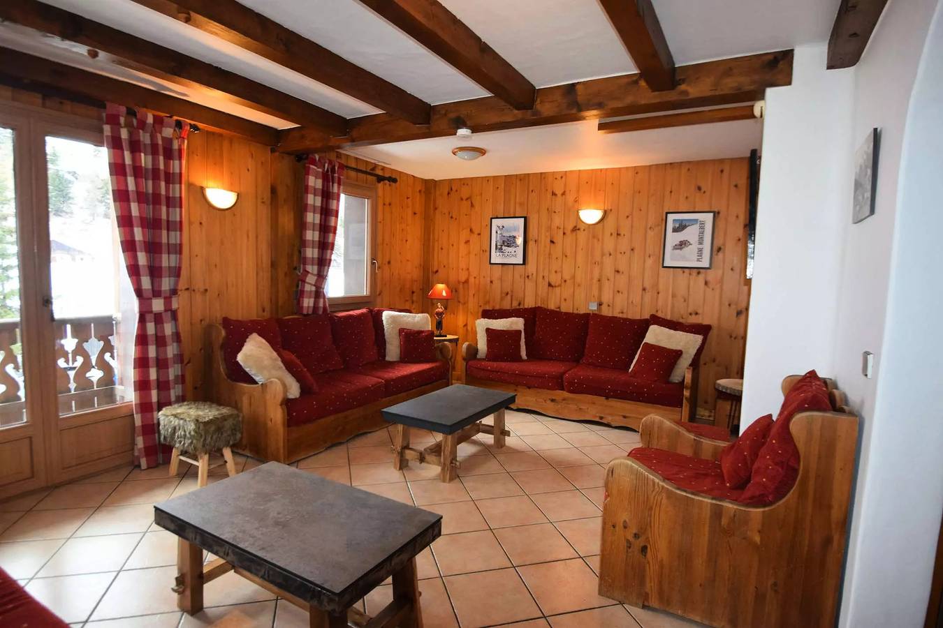 Chalet Mitoyen 10/12 pers - 100m des pistes Sauna- Wifi - Plagne 1800 in La Plagne, La Plagne-Tarentaise