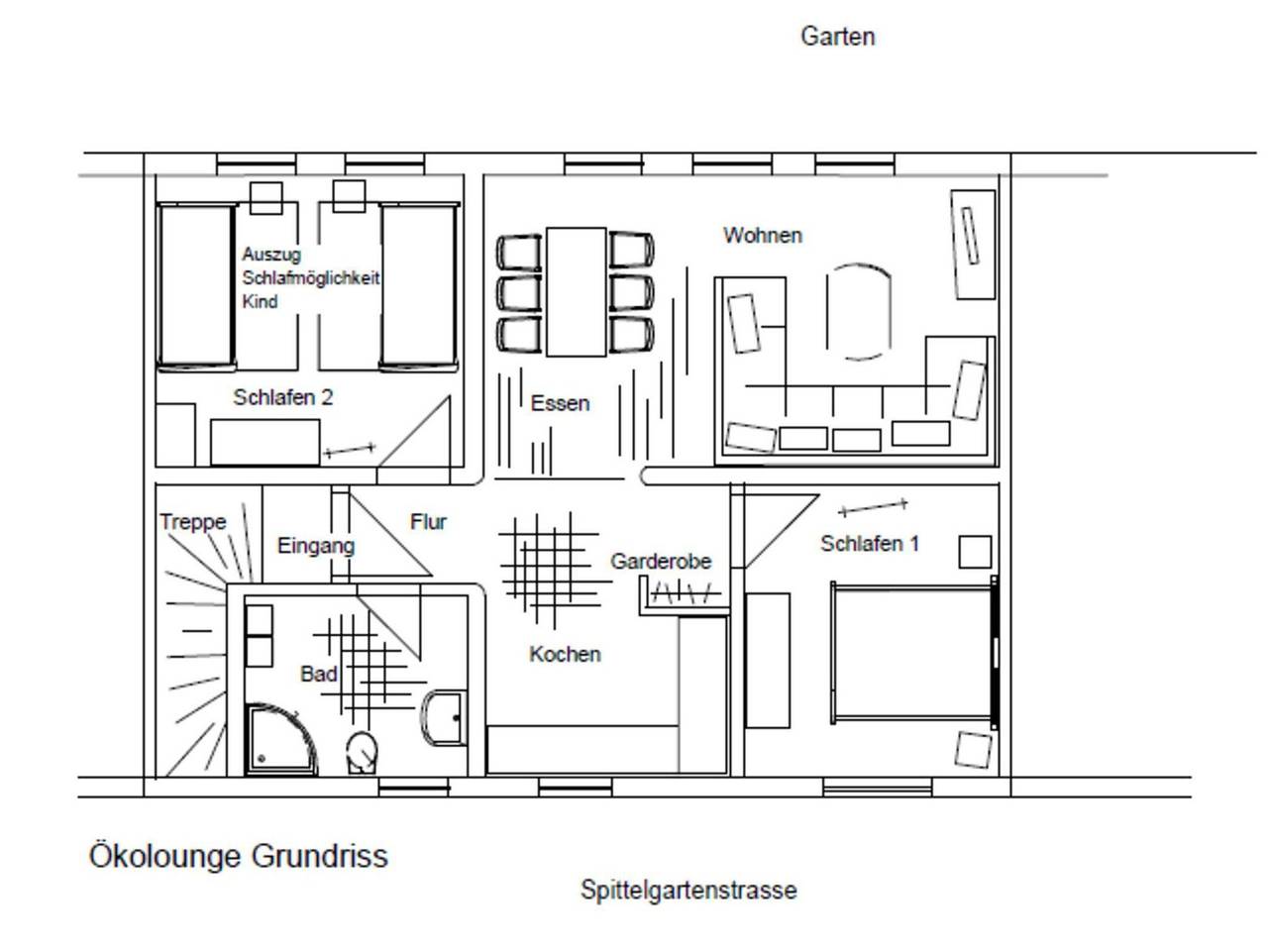 Ganze Ferienwohnung, Ferienwohnung Ökolounge in Erfurt, Thüringer Kernland