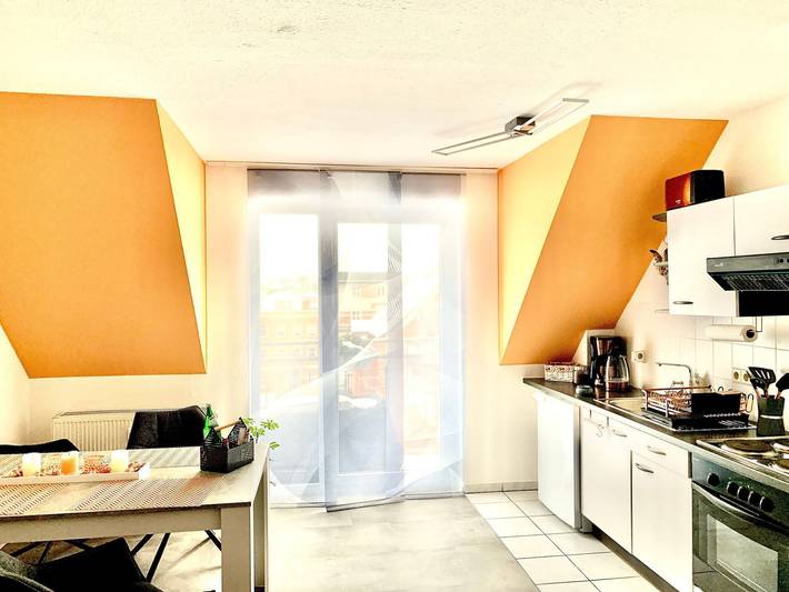 Ganze Ferienwohnung, Cottbus Apartments Apricot Apartment mit Balkon - Apricot Apartment mit Balkon in Cottbus, Lausitz
