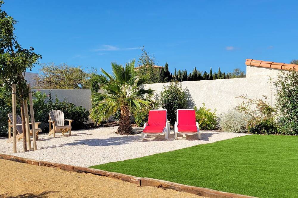 Villa Cycas - Private heated pool - Air conditioning - Wi-Fi - Sun deck - Partial ocean view in La Palme, Mittelmeerküste (Frankreich)