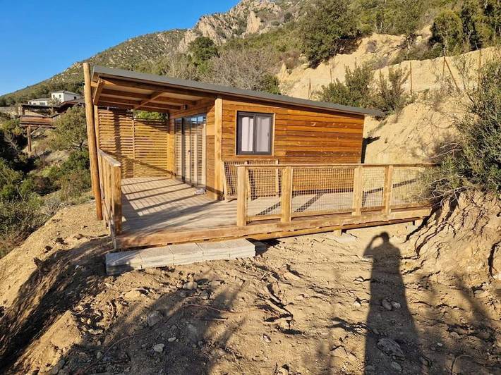 Maison de campagne pour 2 personnes, avec jardin et vue à Canavaggia