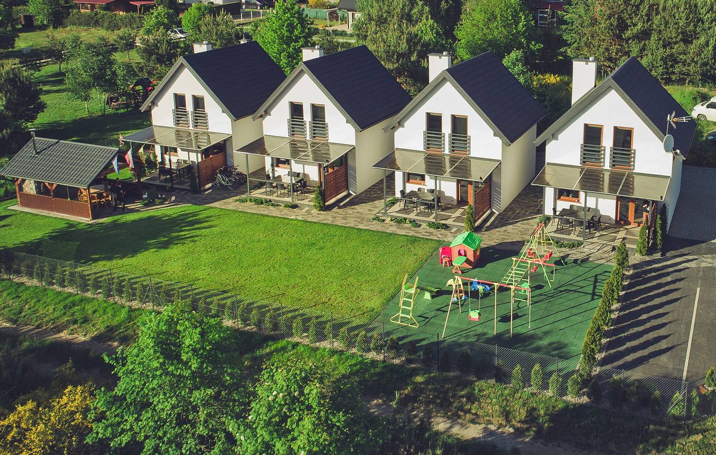 Ferienhaus für 5 Personen mit Terrasse in Krokowa