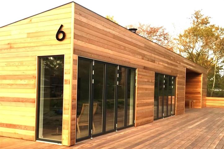 Ferieudlejning for 8 personer, med sauna og jacuzzi samt terrasse i Ellinge Lyng