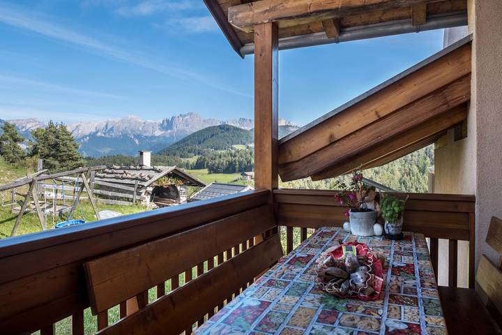 Appartamento per 4 persone, con Balcone e Giardino in Val d’Ega