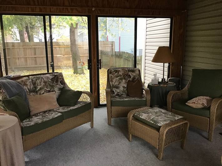 Vacation rental for 4 people, with terrace and yard as well as hot tub in Hamilton County