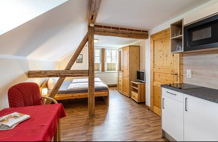 Ferienwohnung für 2 Personen, mit Ausblick und Sauna in Rudolstadt
