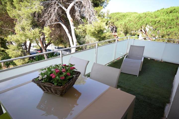 Apartament wakacyjny dla 4 osób, z Balkon i Taras oraz Widok w Castelldefels