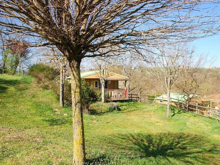 Camping Ushuaia Villages L’Oasis - Chalet 5 personen - Confort Acacia 2 Schlafzimmer und Tv in Éclassan, Tournon-sur-Rhône und Umgebung