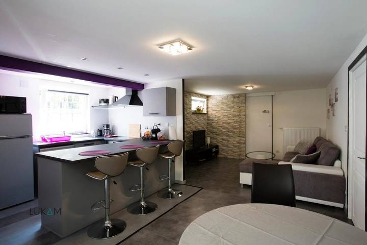Appartement de vacances pour 4 personnes, avec jardin