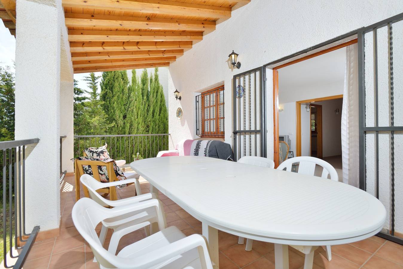 Ferienhaus 'Chalet Independiente Costa Daurada' mit privatem Garten, Balkon und Klimaanlage in Roda de Berà, Costa Dorada
