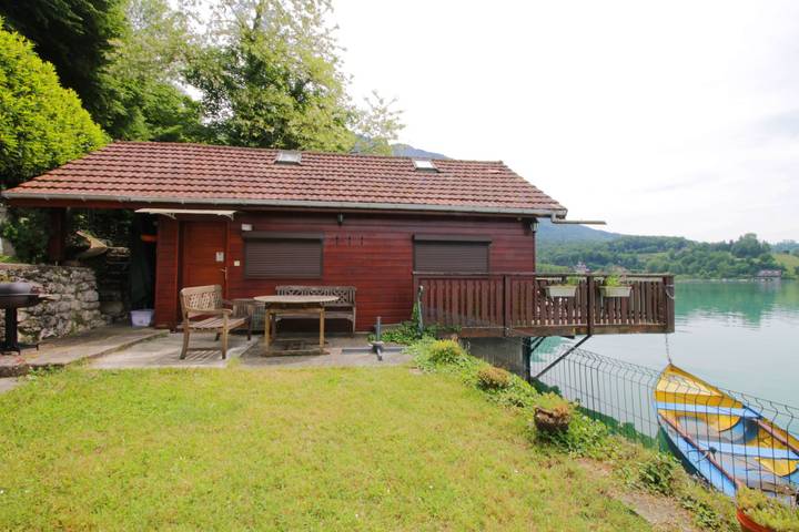 Chalet für 4 Personen, mit Terrasse und Seeblick sowie Garten in Frankreich - 4