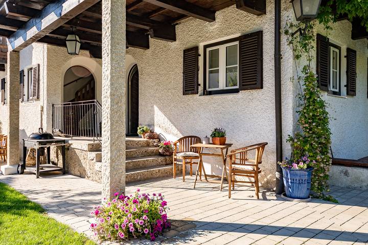 Ganze Ferienwohnung, Ferienwohnung Zur Wache - Ferienwohnung Wohnschlafraum mit Westbalkon, Küchenzeile, 50 qm in Samerberg, Bayerische Alpen