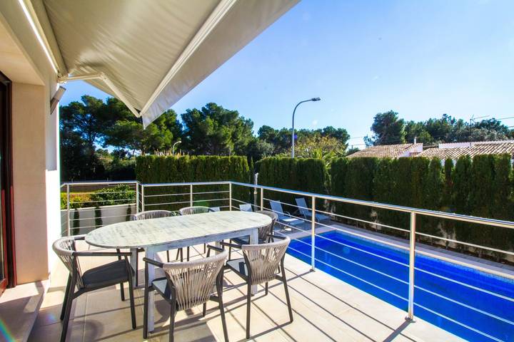 Ferienhaus für 6 Personen, mit Balkon und Terrasse sowie Garten und Pool in Son Moll - 4