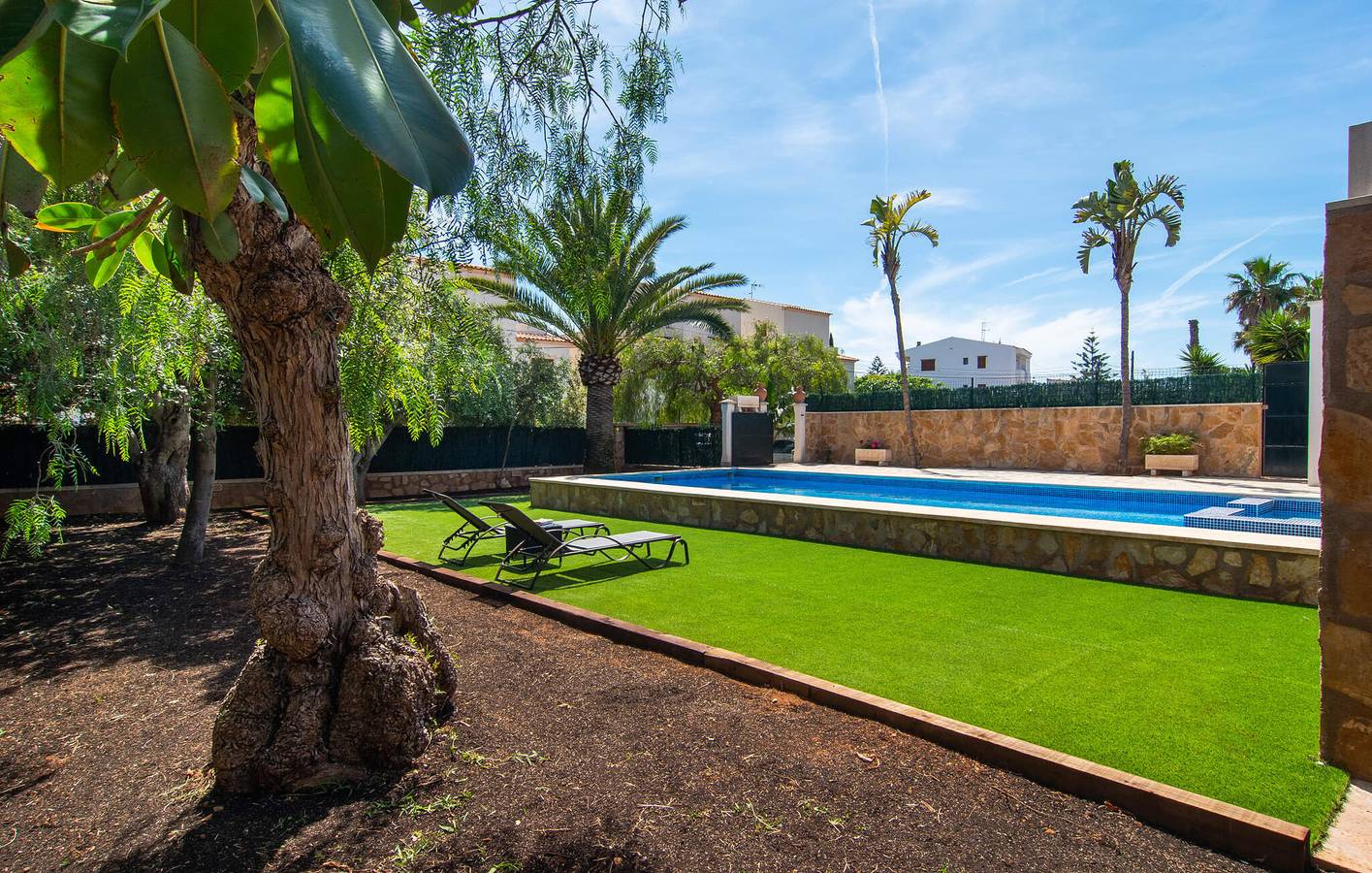 Entspannender Rückzugsort mit Pool und Terrasse, 1,5 km zum Strand von Arenal in Portocolom, Felanitx