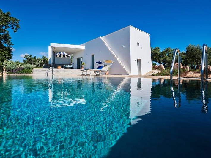 Maison de vacances pour 7 personnes, avec Terrasse ainsi que Jardin et Piscine à Cisternino
