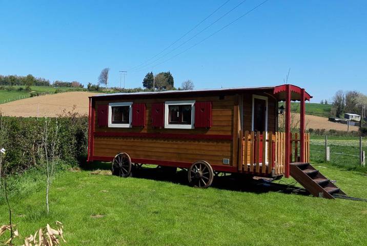 Maison de campagne pour 2 personnes, avec balcon et vue à Marquise