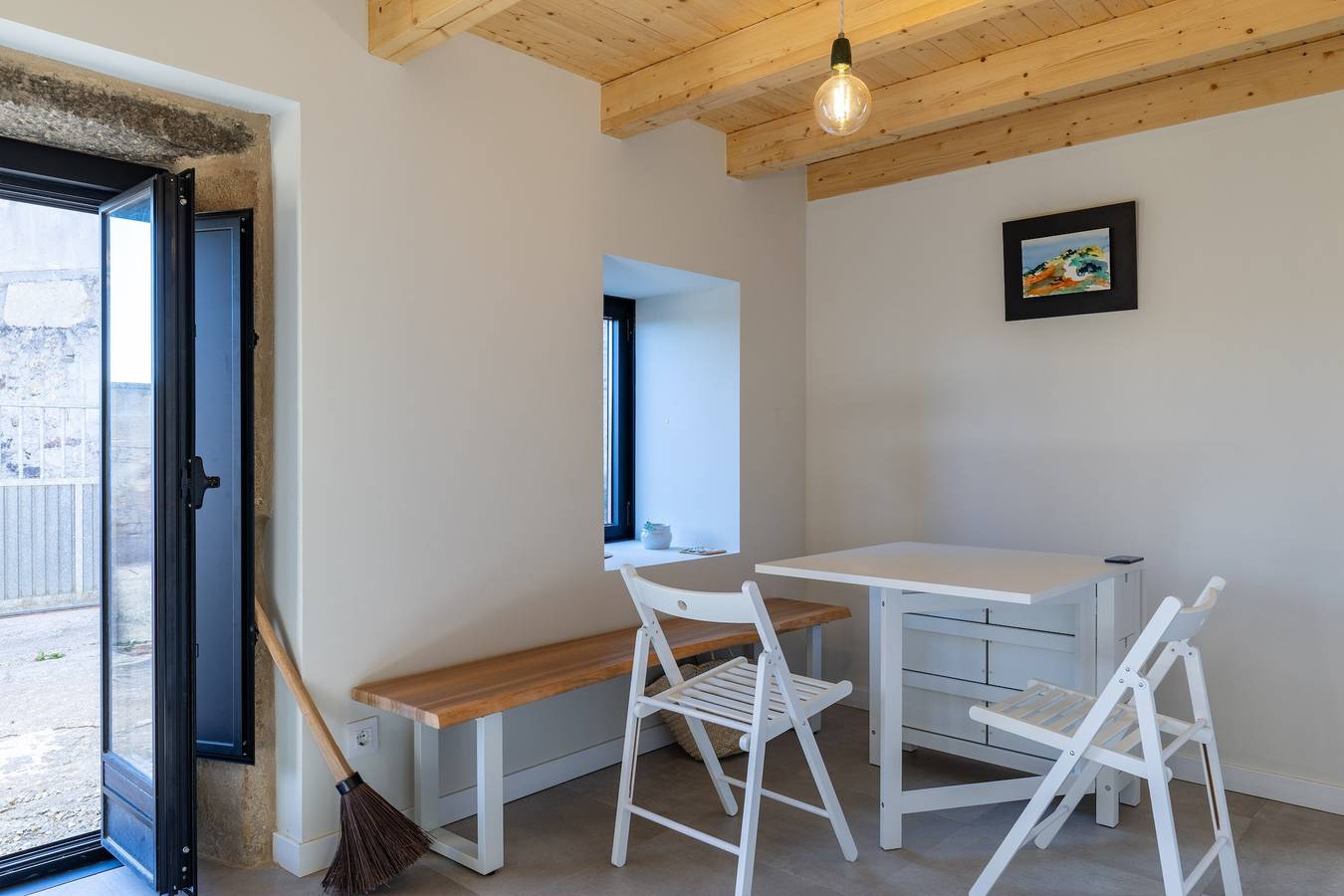 Casa Rural „Cortiña Do Castelo“ mit Bergblick, privater Terrasse und Wlan in Carballo, Costa da Morte